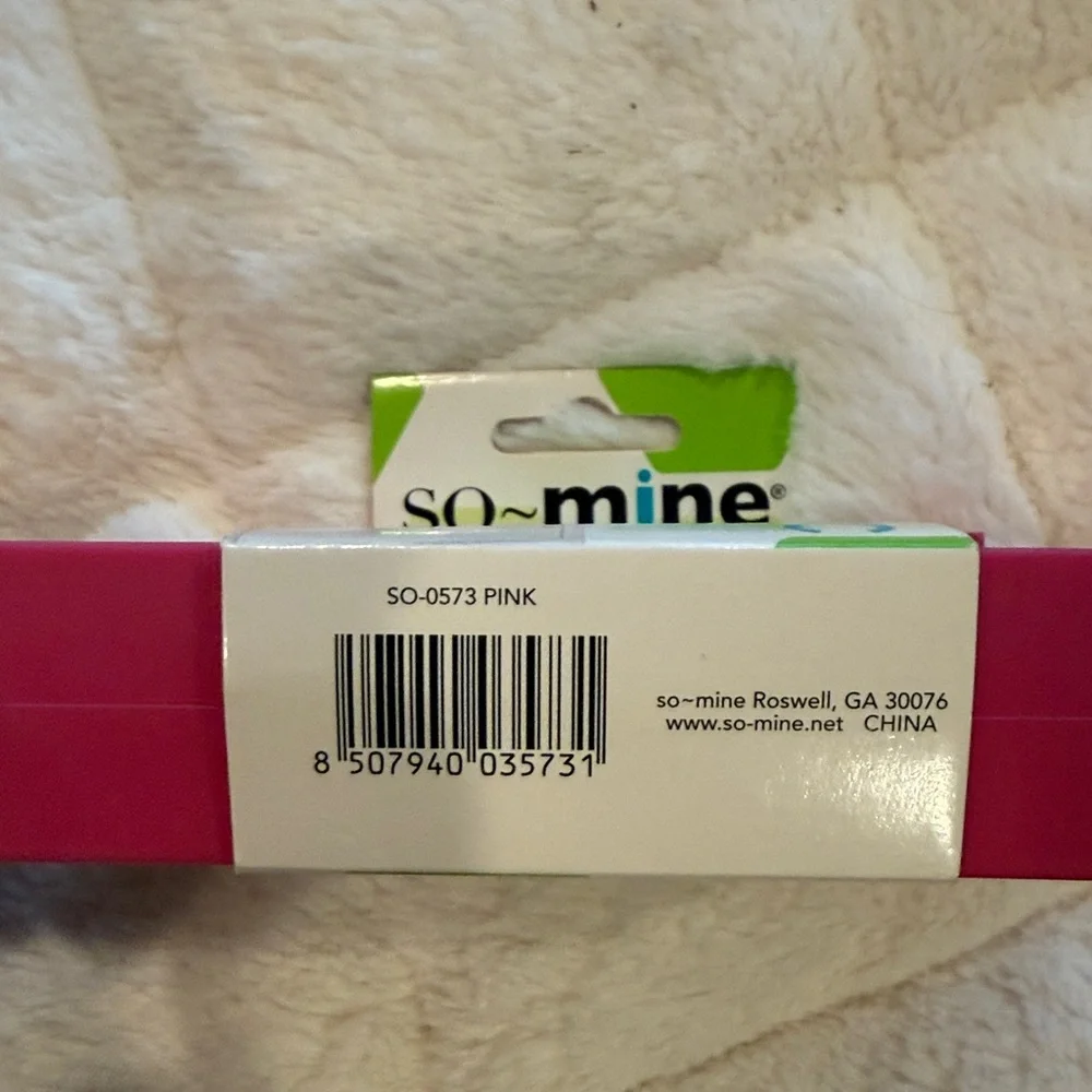 So~mine Silicone Magnetic Utility Bin and Magnetic Mirror in Pink